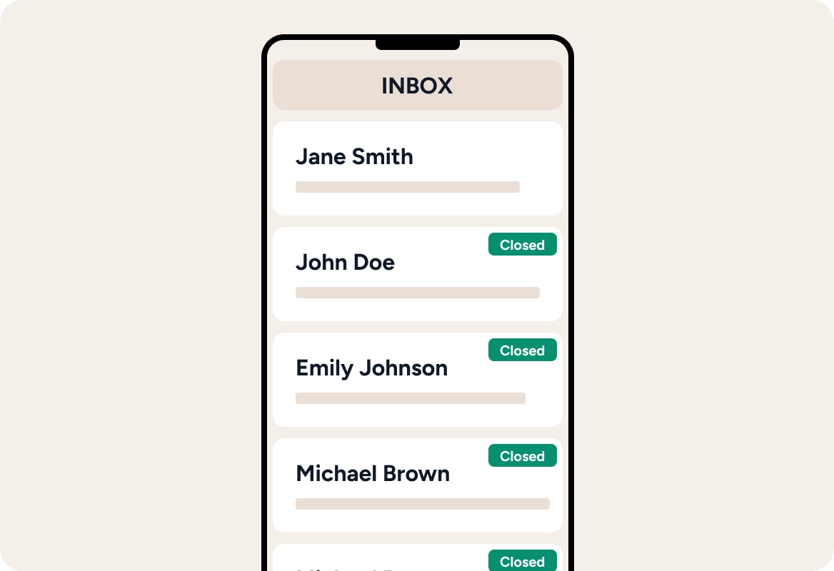 See every inquiry in one place